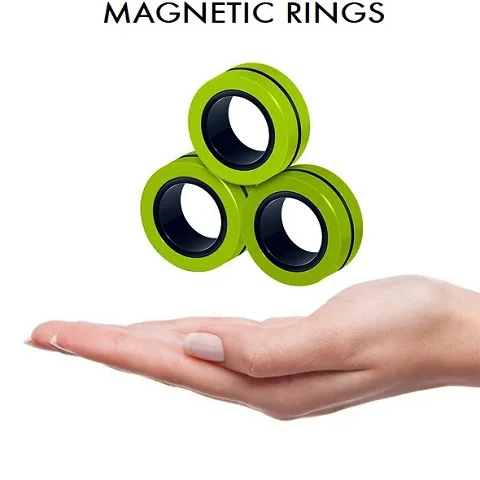 Magnetic Rings Fidget Spinner- Demo and Review - YouTube