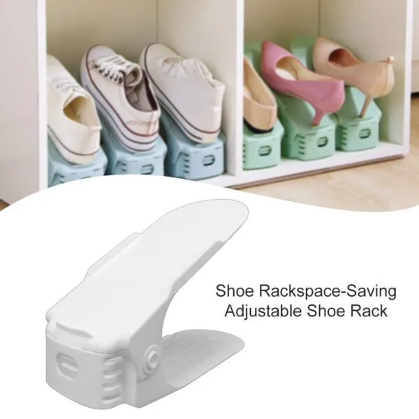thumbnail image 2 of 20-Pack Shoe Slot Organizers - Adjustable Shoe Stackers For Closet Space Saving Storage 2 of 3